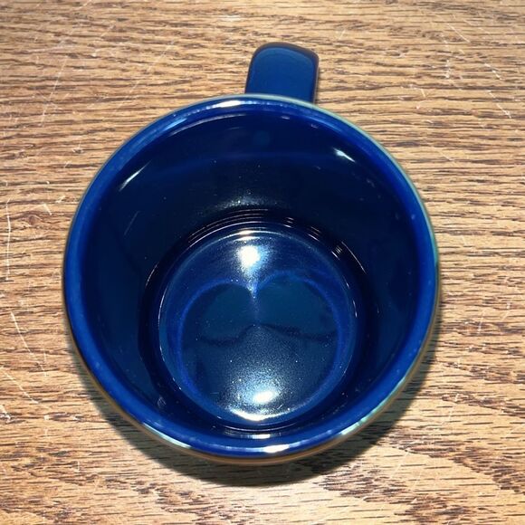 Waechtersbach Winter Dreams COFFEE MUG CUP Christmas Cobalt Blue W. Germany EUC - Picture 5 of 6